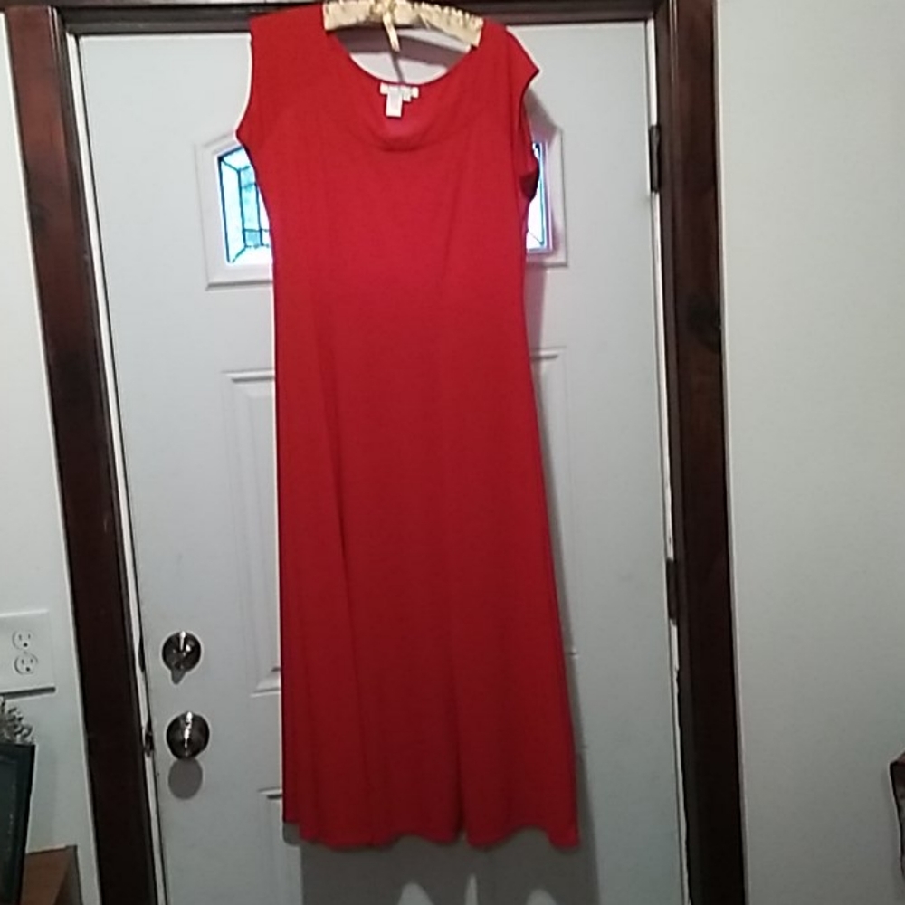 Red dress